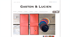 Desktop Screenshot of gastonetlucien-boutique.com